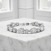 Cubic Zirconia - Classic Crystal Bracelet - BRA6