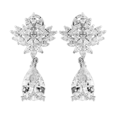 Cubic Zirconia Collection - Vintage Glam Petite Earrings - CZER338