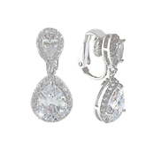 CLIP -ON Dazzling Crystal Earrings - ER142