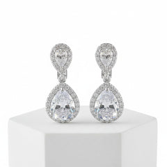 CLIP -ON Dazzling Crystal Earrings - ER142