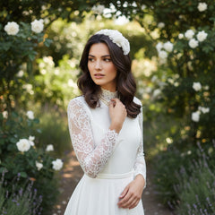 Melina Beauty Hair Band - SASSB Ivory HDB32
