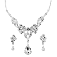 LUXE CRYSTAL NECKLACE SET - SASSB NK12A