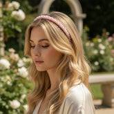 ATHENA COLLECTION - DAINTY PEARL HEADBAND - PINK
