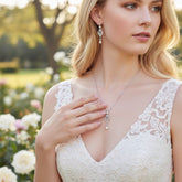 Cubic Zirconia Collection - Enchanting Necklace - CZNK27