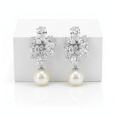 Cubic Zirconia Collection - Majestic Earrings - CZER347 SILVER
