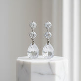Cubic Zirconia Collection - Swarovski Crystal Treasure Earrings - CZER350