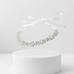 Leanna Crystal Luxe Hair Vine - IVORY HP19- SASSB