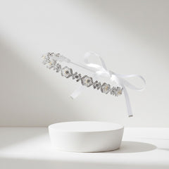 Leanna Crystal Luxe Hair Vine - IVORY HP19- SASSB