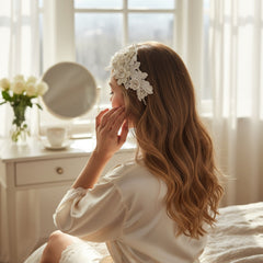 Arlene Chic Headband SASSB- HDB37- Ivory