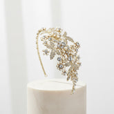 ROSALIE GOLD- PEARL ENCHANTMENT HEADBAND - HDB28 - SASSB GOLD
