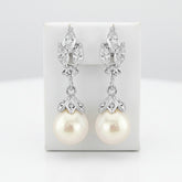 Cubic Zirconia Collection - Crystal Gem Earrings - CZER356