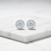 Cubic Zirconia Collection - CZ Crystal Stud Earrings - CZER357