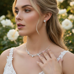 Pretty Pearl Necklace Set - 14K GOLD - SASSB - NK11