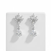 Cubic Zirconia Collection - Silver Screen CZ Earrings - CZER370
