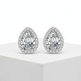 Cubic Zirconia Collection - Dainty Gem Earrings -CZER371