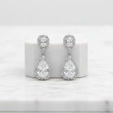CUBIC ZIRCONIA COLLECTION - Chic Crystal Earrings - CZER369