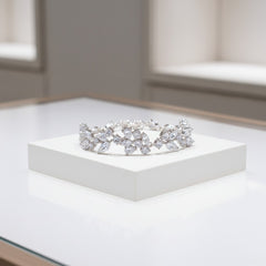 Cubic Zirconia Collection - Glitzy Sparkle Bracelet - CZBRA14