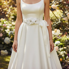 Chic Bridal Sash - Ivory - Sash 8
