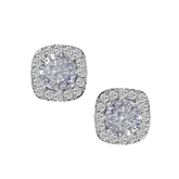 Cubic Zirconia Collection - Chic Stud Earrings - CZER376
