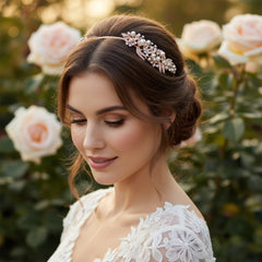 Glam Gatsby Style Comb - (Rose Gold) HC151