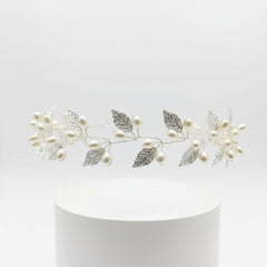 ATHENA COLLECTION - VINE OF PEARLS - SILVER HP228