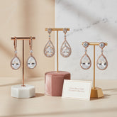 CUBIC ZIRCONIA COLLECTION -GLAM CRYSTAL ROSE GOLD COLLECTION - RG