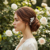 ATHENA COLLECTION - CRYSTAL FLOWER CLIP - CLIP780