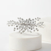 ATHENA COLLECTION - CRYSTAL BURST HAIR CLIP - CLIP 781 SILVER