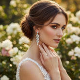 CUBIC ZIRCONIA COLLECTION - CRYSTALLURE CHANDELIER EARRINGS - CZER478