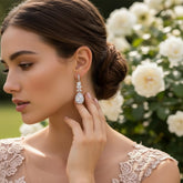 CUBIC ZIRCONIA COLLECTION - CRYSTAL SPARKLE EARRINGS - CZER479