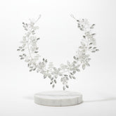 ATHENA COLLECTION - FLORAL ROMANCE HAIRVINE - SILVER HP158