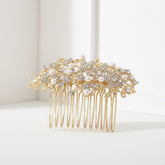 ATHENA COLLECTION - VINTAGE CHIC PEARL COMB -HC190 GOLD