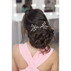 ATHENA COLLECTION - GLITZY GLAM HAIR PINS - BLUSH PINK (HP40)