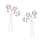 ATHENA COLLECTION - GLITZY GLAM HAIR PINS - BLUSH PINK (HP40)