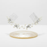 ATHENA COLLECTION - DAINTY PEARL VINE - SILVER (HP160)