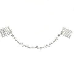 ATHENA COLLECTION - DAINTY CRYSTAL VINE - SILVER (HP161)