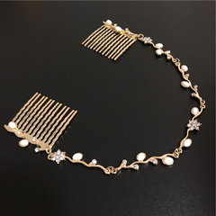 ATHENA COLLECTION - DAINTY CRYSTAL VINE - GOLD (HP161)
