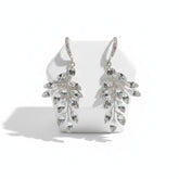 ATHENA COLLECTION - CHIC VINE EARRINGS - (ER489)SILVER