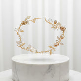 ATHENA COLLECTION - GLITZY PINK BLUSH VINE - HP163 GOLD