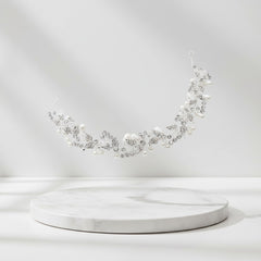 ATHENA COLLECTION - PEARL LUXE HAIR VINE - HP168 - SILVER