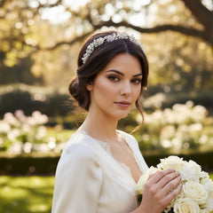 ATHENA COLLECTION - STARLET CHIC HAIR VINE - HP169 - SILVER