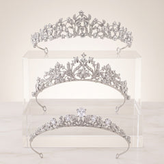 ATHENA - EXQUISITE SILVER TIARA COLLECTION - 1