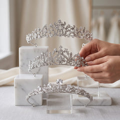 ATHENA - EXQUISITE SILVER TIARA COLLECTION - 1