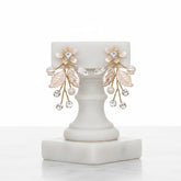 ATHENA COLLECTION - FLORAL ROMANCE EARRINGS - GOLD - ER495