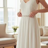 ATHENA COLLECTION - DAINTY DAISY BELT - (BELT 19 )- IVORY