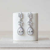 CUBIC ZIRCONIA COLLECTION - CHARLOTTE CRYSTAL EARRINGS - CZER499