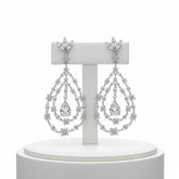 CUBIC ZIRCONIA COLLECTION - CRYSTAL GLAM EARRINGS - CZER498
