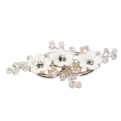 ATHENA COLLECTION - CHARLOTTE LUXE HAIR CLIP - CLIP 753 (SILVER)