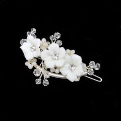 ATHENA COLLECTION - CHARLOTTE LUXE HAIR CLIP - CLIP 753 (SILVER)