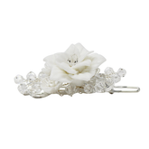 ATHENA COLLECTION - VINTAGE CHIC HAIR CLIP - CLIP 754 (SILVER)